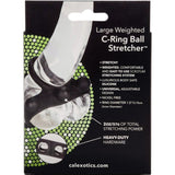Rings! Silicone Large Weighted C-Ring Ball Stretcher Cock Ring