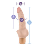 Dr. Skin Cock Vibe 12 Realistic Beige 8-Inch Long Vibrating Dildo