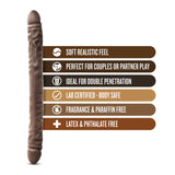 Dr. Skin Chocolate 18-Inch Long Dildo
