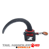 Oxballs Tail Handler Belt Strap Silicone Tail - Red