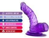 B Yours Sweet N' Hard 8 Realistic Curved Purple 6.5-Inch Long Dildo