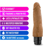 Dr. Skin Cock Vibe 14 Realistic Mocha 8-Inch Long Vibrating Dildo