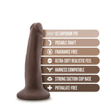 Dr. Skin Plus Realistic Chocolate 5.5-Inch Long Dildo