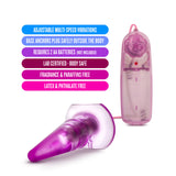 B Yours Basic Pleaser Remote-Control Pink 4-Inch Vibrating Anal Plug