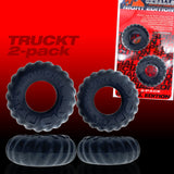 Oxballs Truckt Cock Ring (2 Pack) - Night Edition