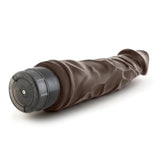Dr. Skin Cock Vibe 6 Realistic Chocolate 9-Inch Long Vibrating Dildo