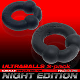 Oxballs Ultraballs Cockring Set 2 Each Per Set Night Edition