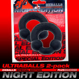 Oxballs Ultraballs Cockring Set 2 Each Per Set Night Edition