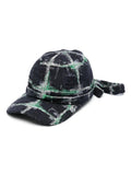 Henrik Vibskov SAUSAGE CAP - DARK SHIBORI GRID