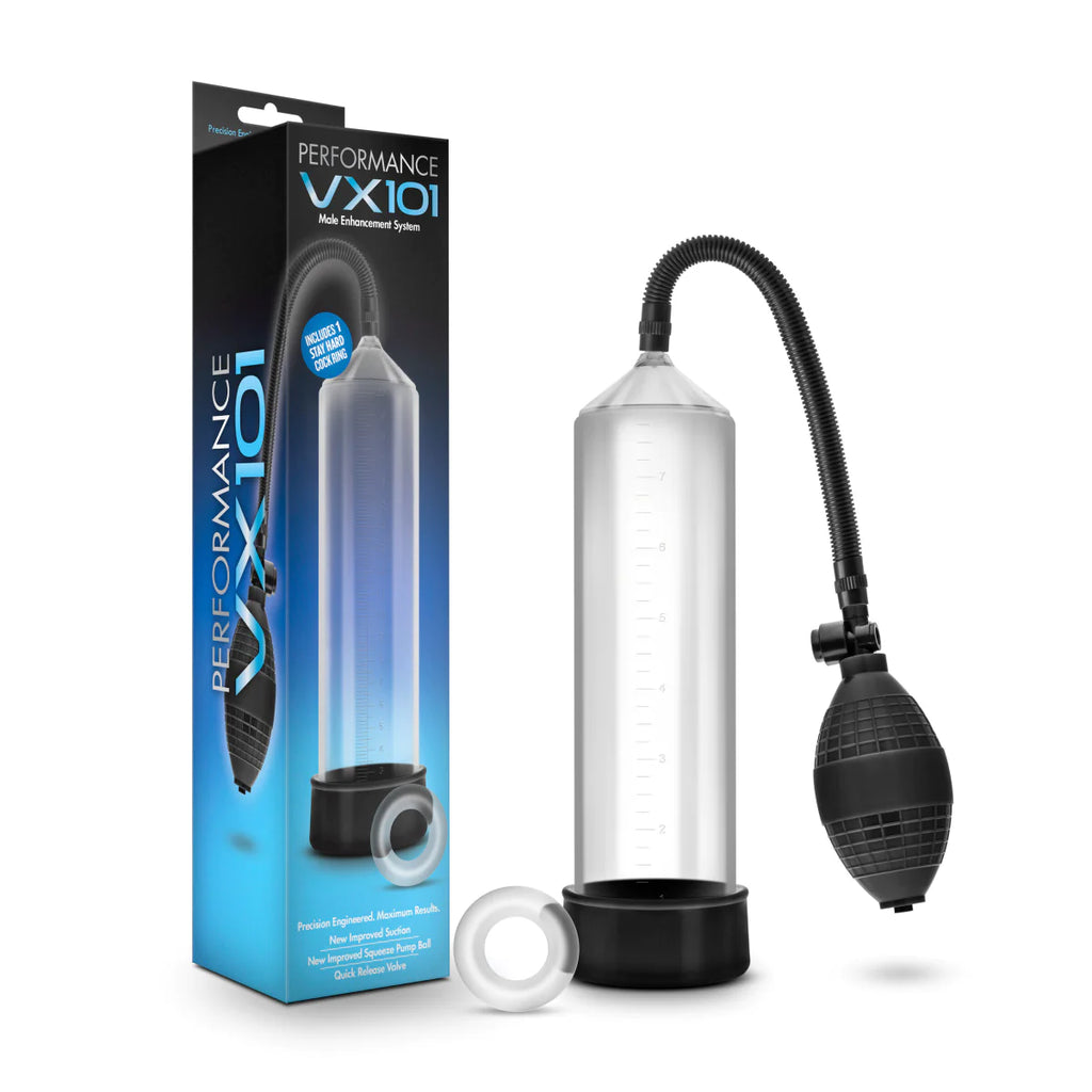 Performance VX101 Beginner's Male Enhancement Clear Penis Pump