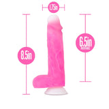 Neo Elite Roxy Pink 8.5-Inch Long Vibrating Dildo