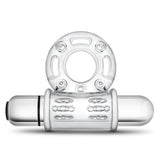 Stay Hard Bull Ring 3-In-1 Clear 10-Function Vibrating Penis Ring