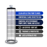 Performance - 9 Inch x 1.75 Inch Penis Pump Cylinder - Clear