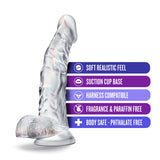 B Yours Diamond Luster Realistic P-Spot Clear 8.5-Inch Long Dildo