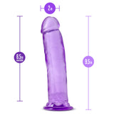 B Yours Plus Thrill N’ Drill Realistic Purple 9.5-Inch Long Dildo