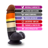 Avant Pride Bear P9 Artisan 8 Inch Dildo with Suction Cup Base