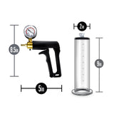 Performance VX7 Vacuum With Brass Trigger & Pressure Gauge Clear Pump