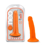 Neo Realistic Neon Orange 6-Inch Long Dildo
