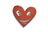 KEITH HARING HEART PIN