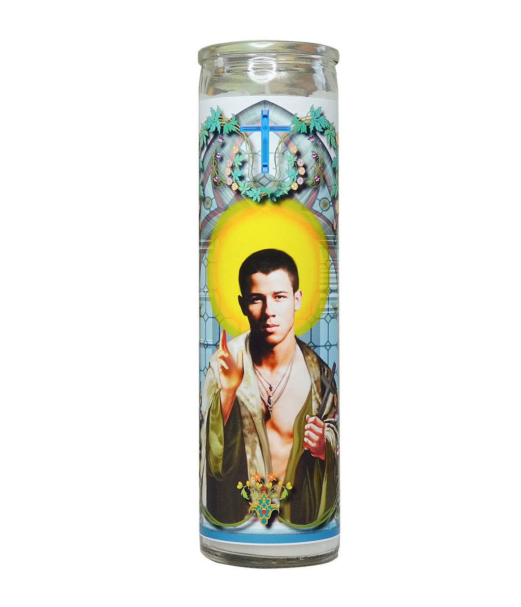 Nick Jonas Celebrity Prayer Candle