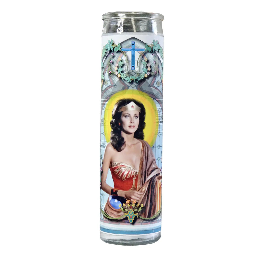 Wonder Woman Celebrity Prayer Candle