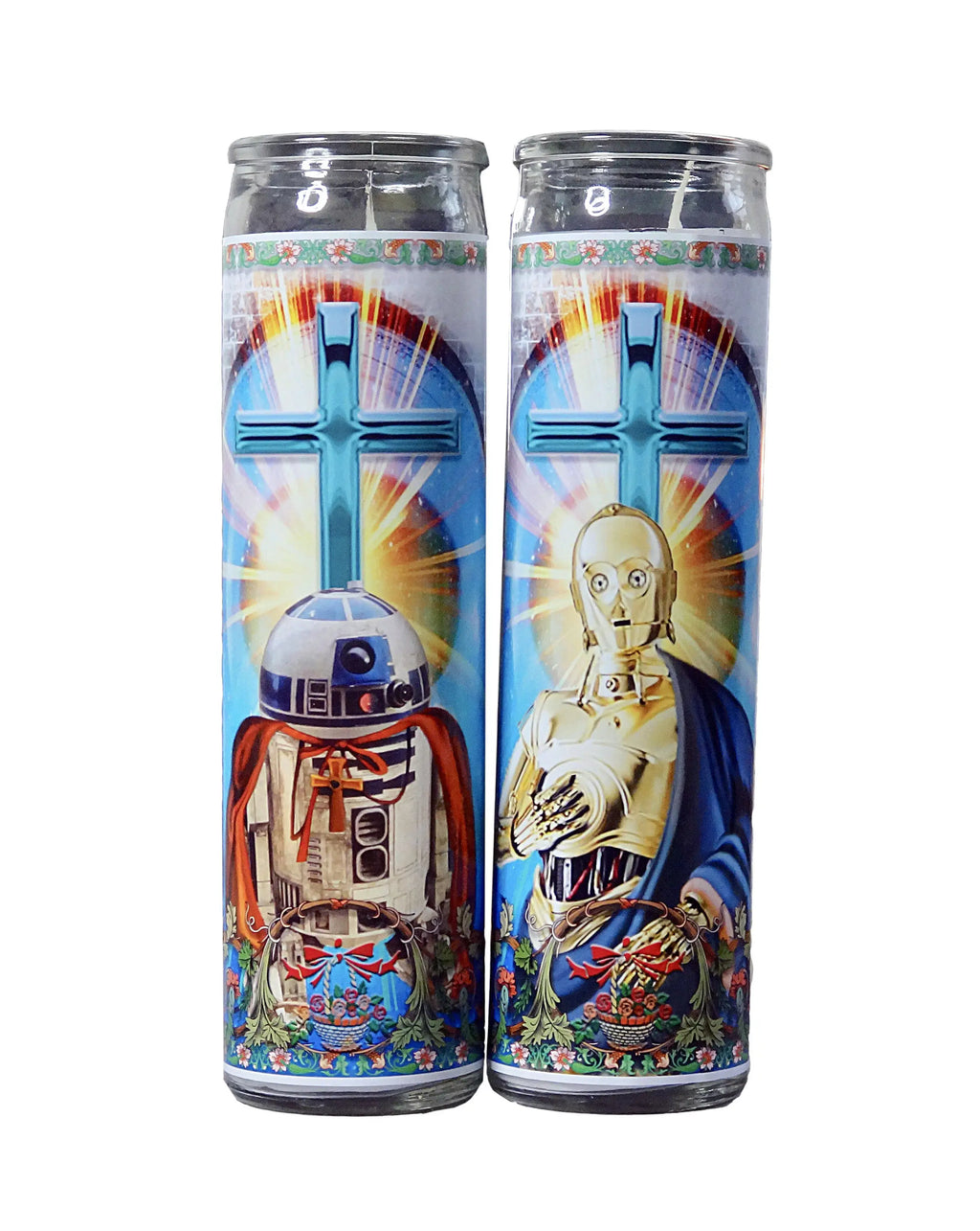 R2-D2 And C-3PO Celebrity Prayer Candle Set