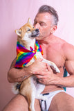 Puppy Rainbow Bandana