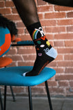 WALTER VAN BEIRENDONCK FW22 OTHERWORLDLY SOCKS BLACK