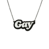 GAY Mirrored Necklace