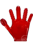 Oxballs Finger Fuck Textured Glove Flex Red