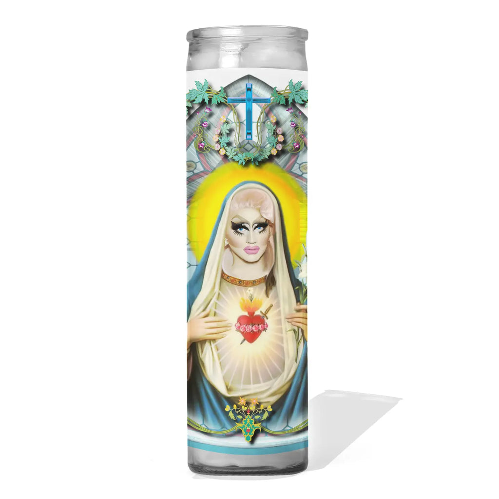 Trixie Mattel Drag Queen Celebrity Prayer Candle