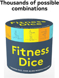 Fitness Dice: 7 Wooden Dice, Over 45,000 Workout Routines