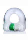 Oxballs Stash Cock Ring With Capsule Insert - Clear