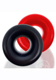 Clone Duo Silicone Ballstretcher (2 pack) - Red/Black