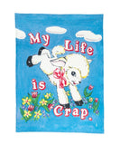My Life Is Crap Tea Towel by Magda Archer x Third Drawer Down