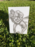 Tom of Finland Gay Valentines Card Naked Kiss