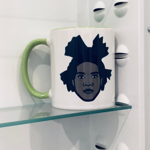 JEAN-MICHEL BASQUIAT Mug by Trevor Wayne