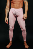 Embroidered leggings (pink) by Bernhard Willhelm S/S 2022