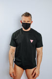 Pink Triangle T-Shirt (Available in Black or White)