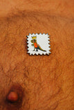 JEAN-MICHEL BASQUIAT CROWNED T-REX PIN