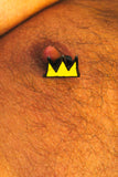 JEAN-MICHEL BASQUIAT CROWN PIN