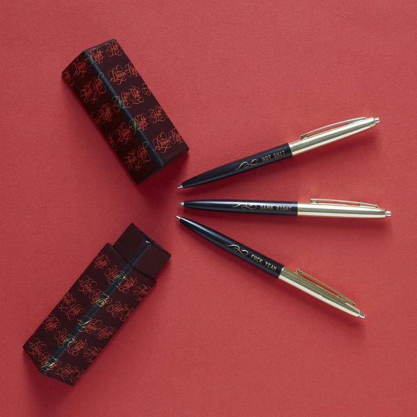 Fuck Yeah: Three Pens BY CALLIGRAPHUCK