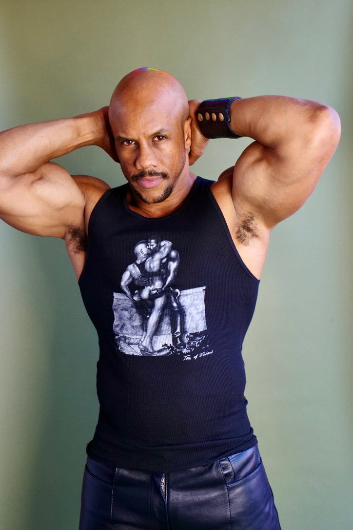 Tom of Finland PASSION Ribbed Tank Black
