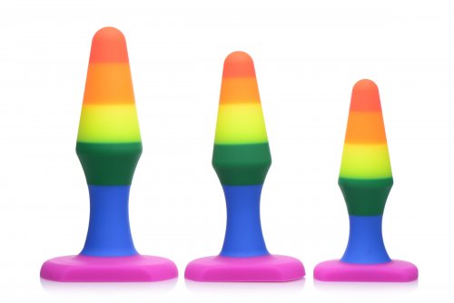 RAINBOW READY SILICONE Anal Trainer Set