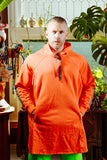Kimono Hoodie Orange by Bernhard Willhelm S/S 2021