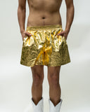 WALTER GOLD SHORTS SS23 BY WALTER VAN BERIENDONCK