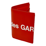 Comme des Garçons Huge Logo Folded Small Wallet (Red)