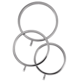 ElectraRings Solid Metal Scrotal Rings (3 pack) by Electrastim
