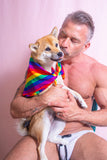 Puppy Rainbow Bandana