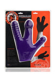Oxballs The Dildo Glove Penetrator Pegger Claw Glove Silicone Purple